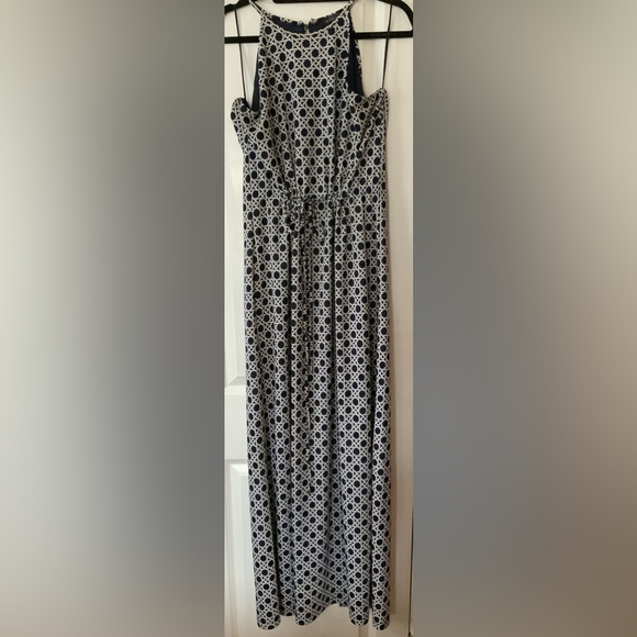 The Limited Dresses & Skirts - Navy and white maxi dress